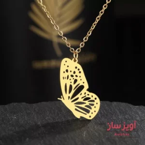 گردنبند پروانه کد 101227