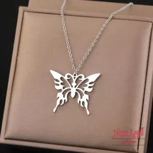 گردنبند پروانه کد 101229