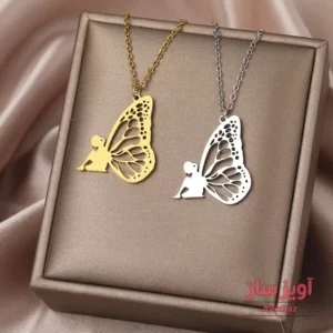 گردنبند پروانه کد 101232