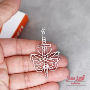 گردنبند پروانه کد 101235