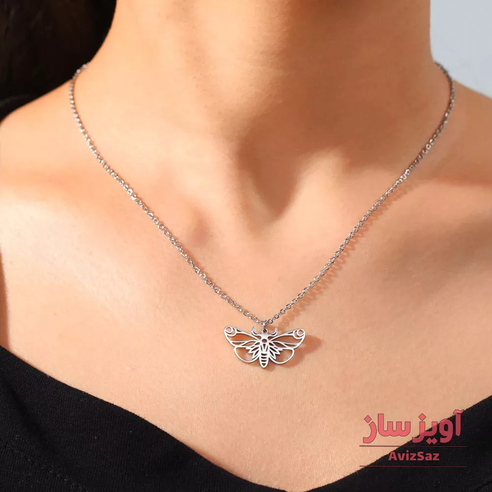 گردنبند پروانه‌ کد 101237