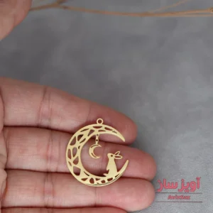 گردنبند خرگوش و ماه کد 101263