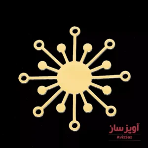 گردنبند خورشید کد 101447