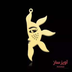 گردنبند خورشید خانوم کد 101465