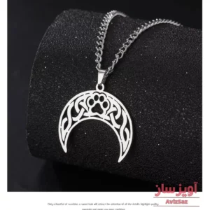 گردنبند پنجه و ماه و گره کد 101493