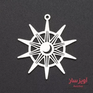 گردنبند ماه و خورشید کد 101543