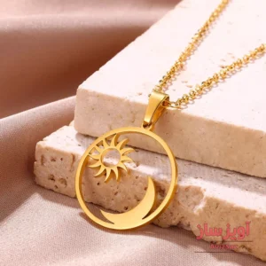 گردنبند ماه و خورشید کد 101546