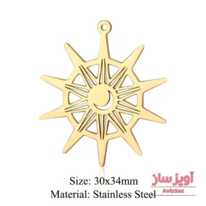 گردنبند ماه و خورشید کد 101553