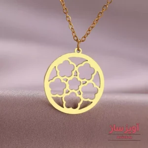 گردنبند گل کد 101676