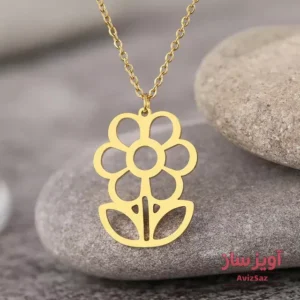 گردنبند گل فانتزی کد 101678