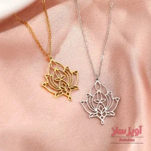 گردنبند گل لوتوس یوگا کد 101679