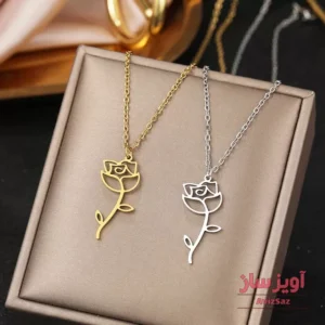 گردنبند گل رز کد 101681
