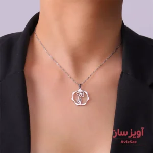 گردنبند گل داوودی کد 101702
