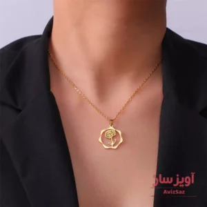 گردنبند گل کد 101710