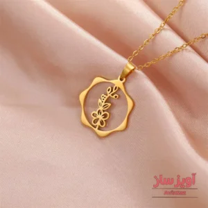 گردنبند گل زالزالک کد 101717