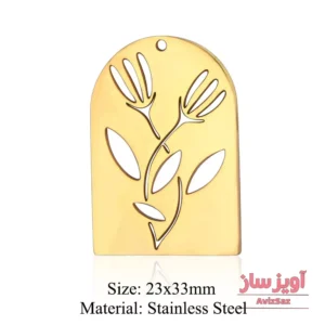 گردنبند گل لاله کد 101725