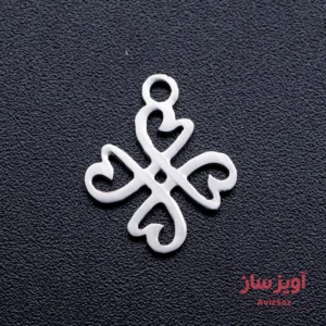 گردنبند قلب هندسی کد 101760