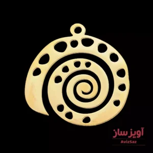 گردنبند صدف حلزونی کد 101779