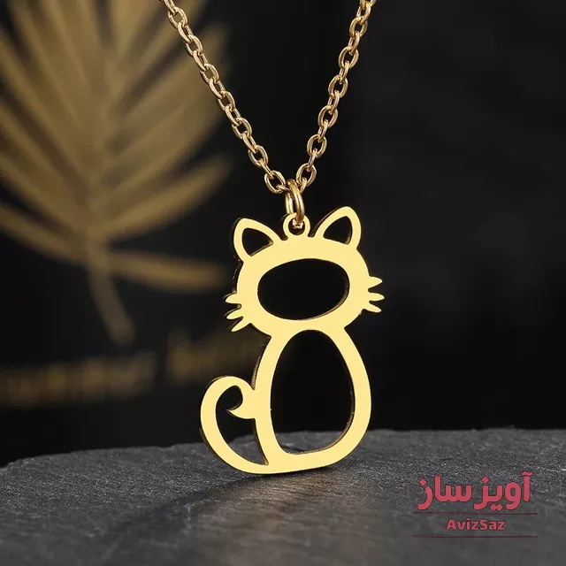 گردنبند گربه سیبیل کد 101784