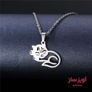 گردنبند گربه فانتزی کد 101788