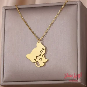 گردنبند گربه فانتزی کد 101789