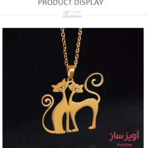گردنبند گربه فانتزی کد 101799