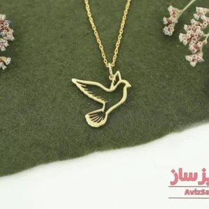 گردنبند کبوتر پرواز کد 101856