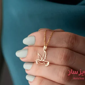 گردنبند کبوتر پرواز کد 101857