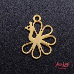 گردنبند پرنده طاووس کد 101885