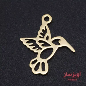 گردنبند پرنده مرغ مگس خوار کد 101887