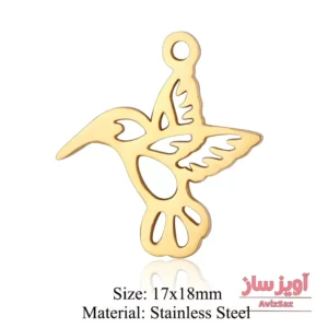گردنبند پرنده مرغ مگس خوار کد 101900