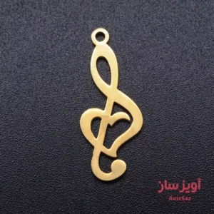 گردنبند نوت موسیقی کد 101917