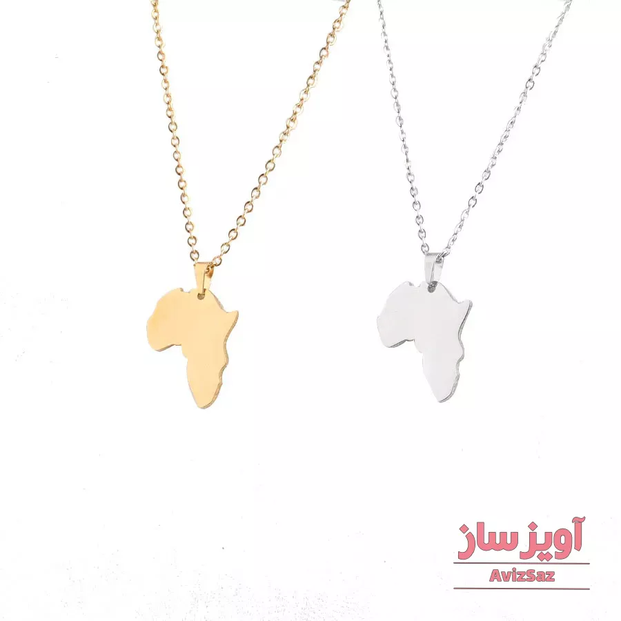 گردنبند قاره آفریقا کد 101926
