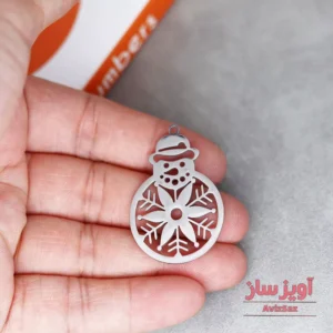 گردنبند آدم برفی کریسمس کد 101934