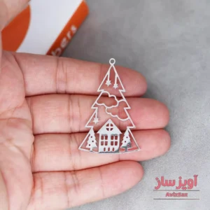 گردنبند درخت کاج کریسمس کد 101944