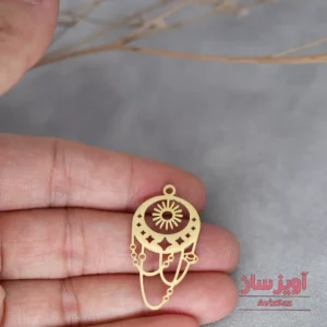 گردنبند زحل خورشیدی کد 102024