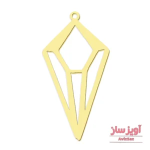 گردنبند الماس هندسی کد 102027