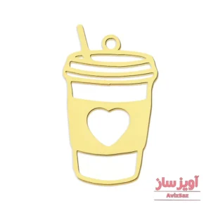 گردنبند لیوان با قلب کد 102040
