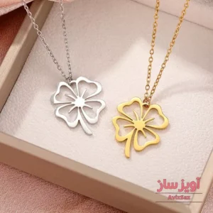 گردنبند گل شبدر کد 102104