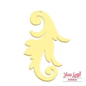 گردنبند گل هندسی کد 102115