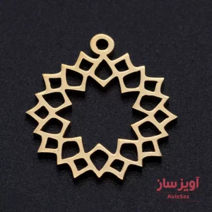 گردنبند گل لوتوس کد 102120
