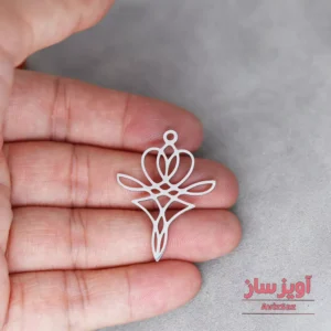 گردنبند گل لوتوس کد 102123