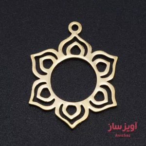 گردنبند گل لوتوس کد 102124