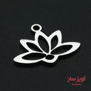 گردنبند گل نیلوفر کد 102130