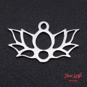 گردنبند گل نیلوفر کد 102131