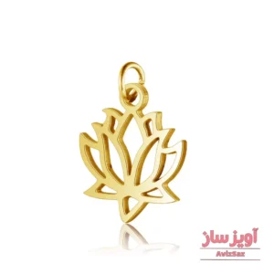 گردنبند گل نیلوفر کد 102134