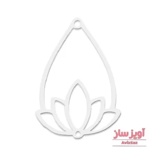گردنبند گل نیلوفر کد 102137
