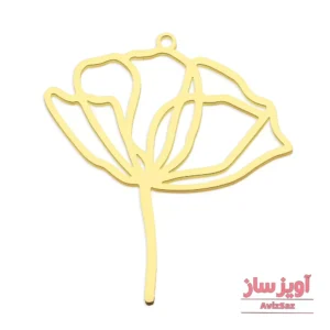 گردنبند گل شقایق کد 102146