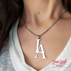 گردنبند حروفL وA کد 102174