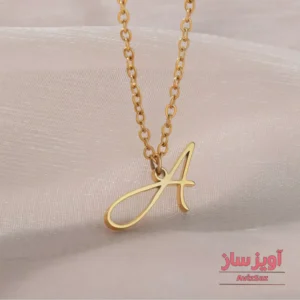 گردنبند حرف انگلیسی A کد 102180